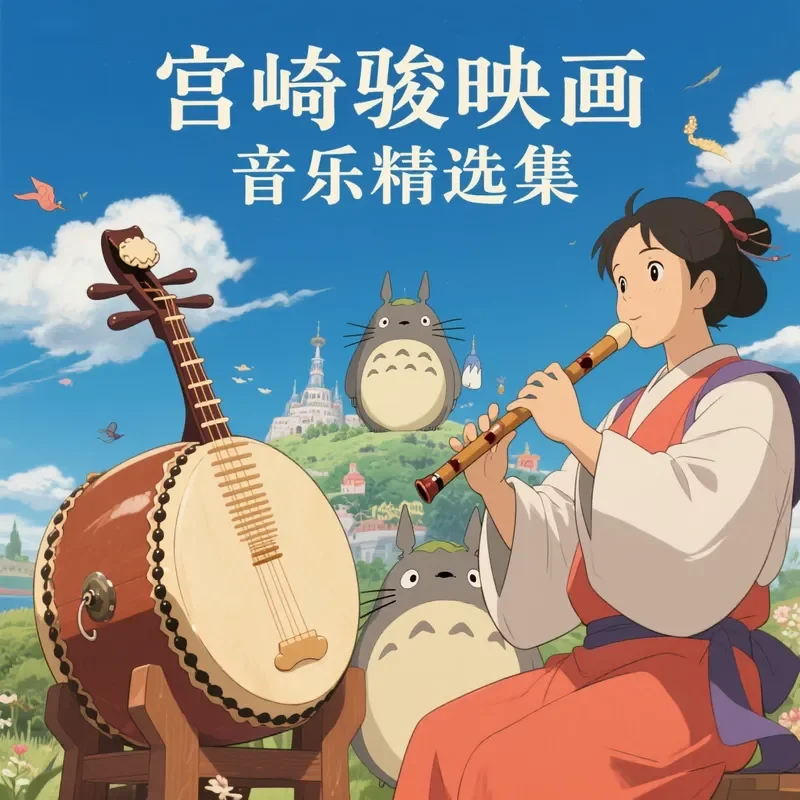 Movies - ชุดสะสมเพลงภาพยนตร์ของฮายาโอะ มิยาซากิ สำหรับฮิไซชิ โจ แผ่นซีดีเพลงประกอบภาพยนตร์แอนิเมชันญี่ปุ่นคลาสสิก