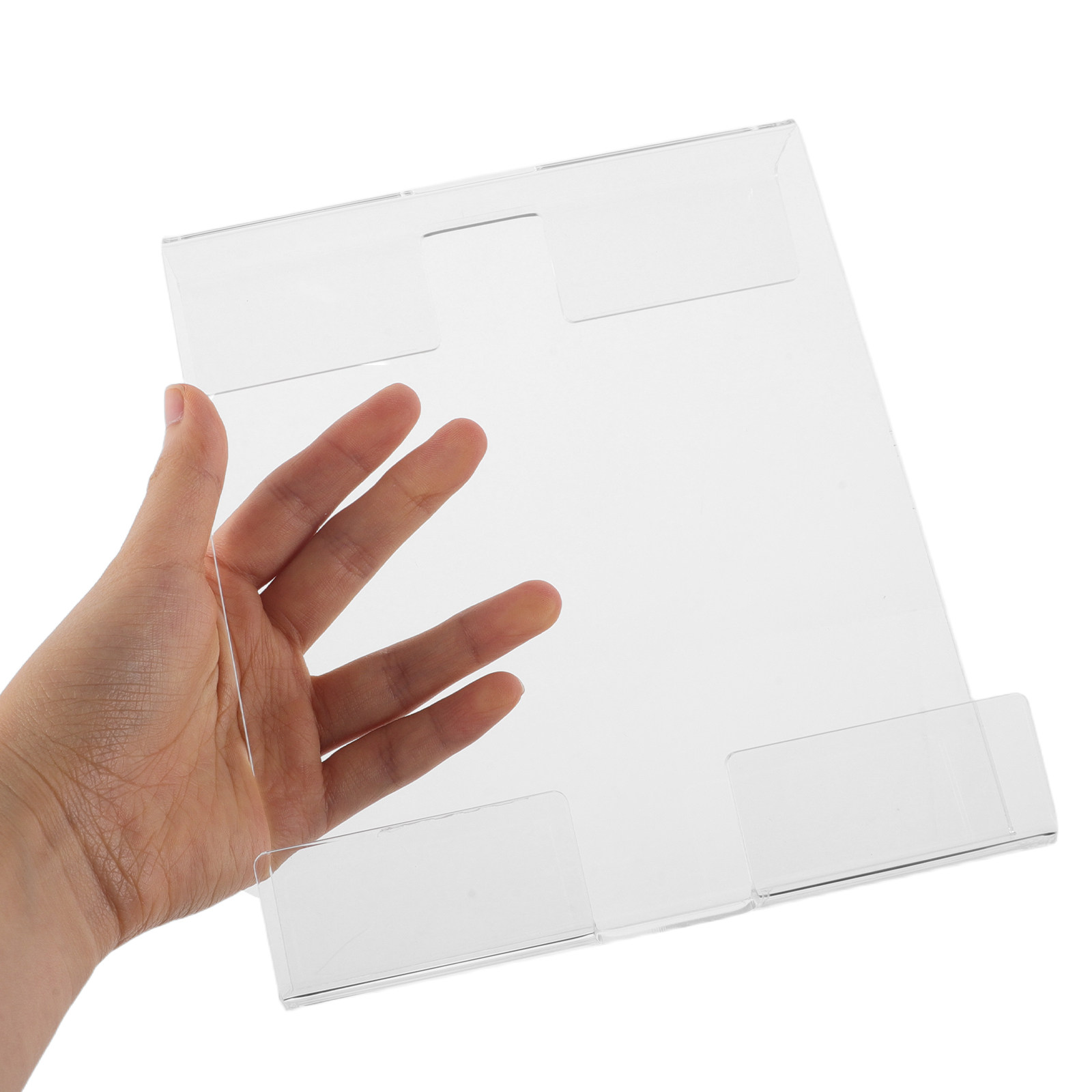 Clear Acrylic Book Stand Holder - ที่วางอุปกรณ์อ่านหนังสือสำหรับจักรยานฟิตเนส ขาตั้งอะคริลิกใสสำหรับแท็บเล็ต หนังสือ นิตยสาร ที่ยึดแท็บเล็ตสำหรับจักรยานออกกำลังกาย ที่วางโทรศัพท์สำหรับจักรยานในร่ม