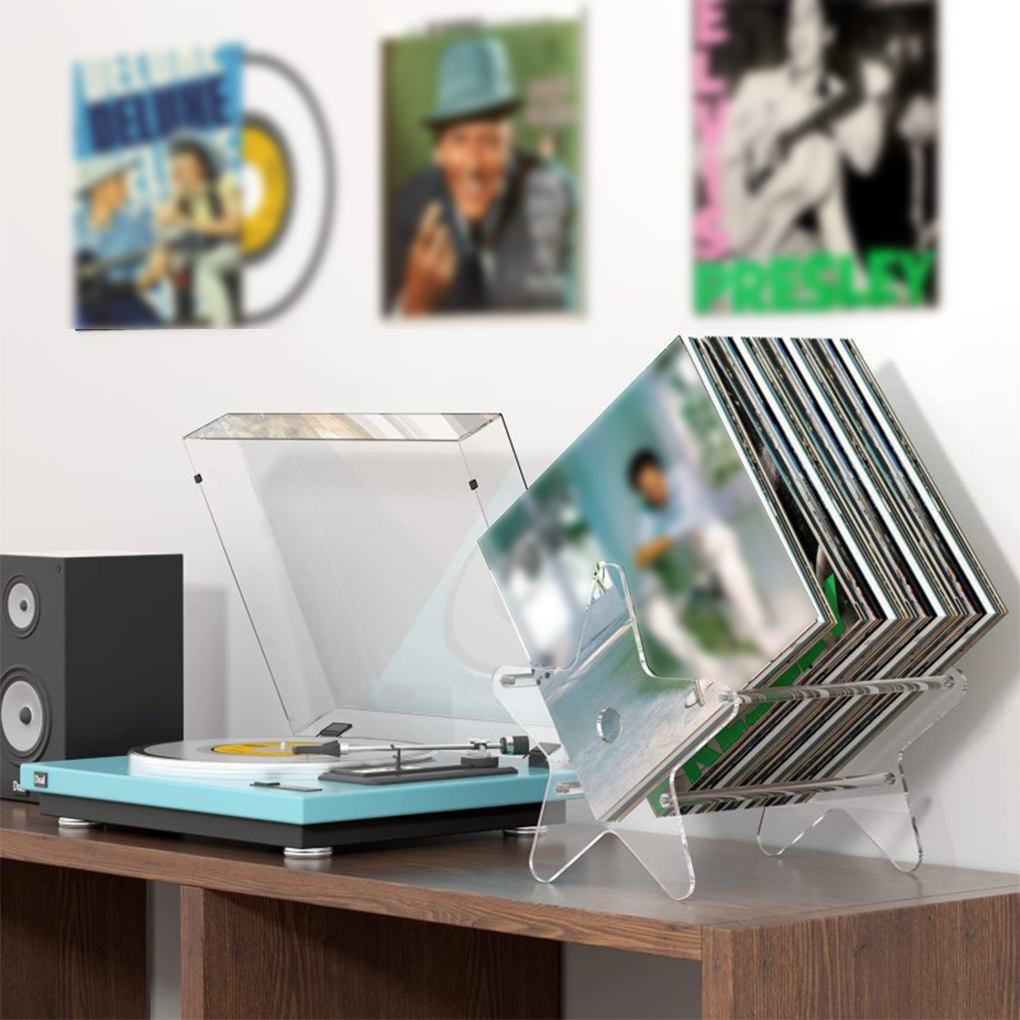 Clear Acrylic Book Stand Holder - 2025 ใหม่ทนทานอะคริลิคใสบันทึกชั้นวางจอแสดงผลอเนกประสงค์ขาตั้งแบบพกพาสําหรับหนังสือไฟล์