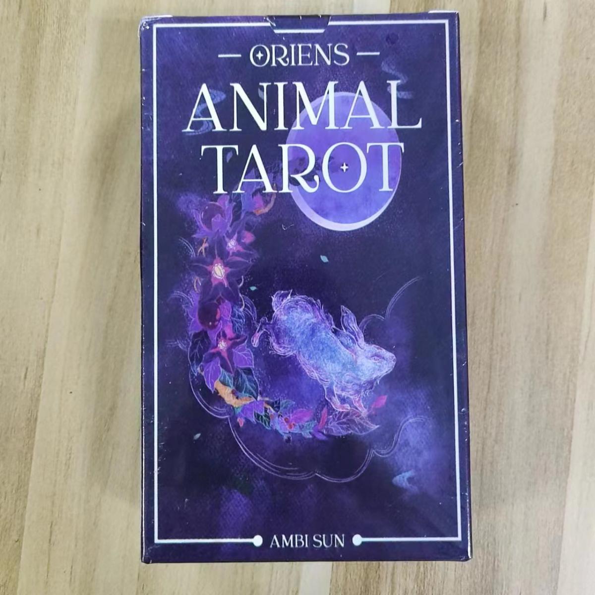 Tarot Deck With Guidebook - ไพ่ทาโรต์สัตว์ Oriens ขนาด 12x7 ซม. 78