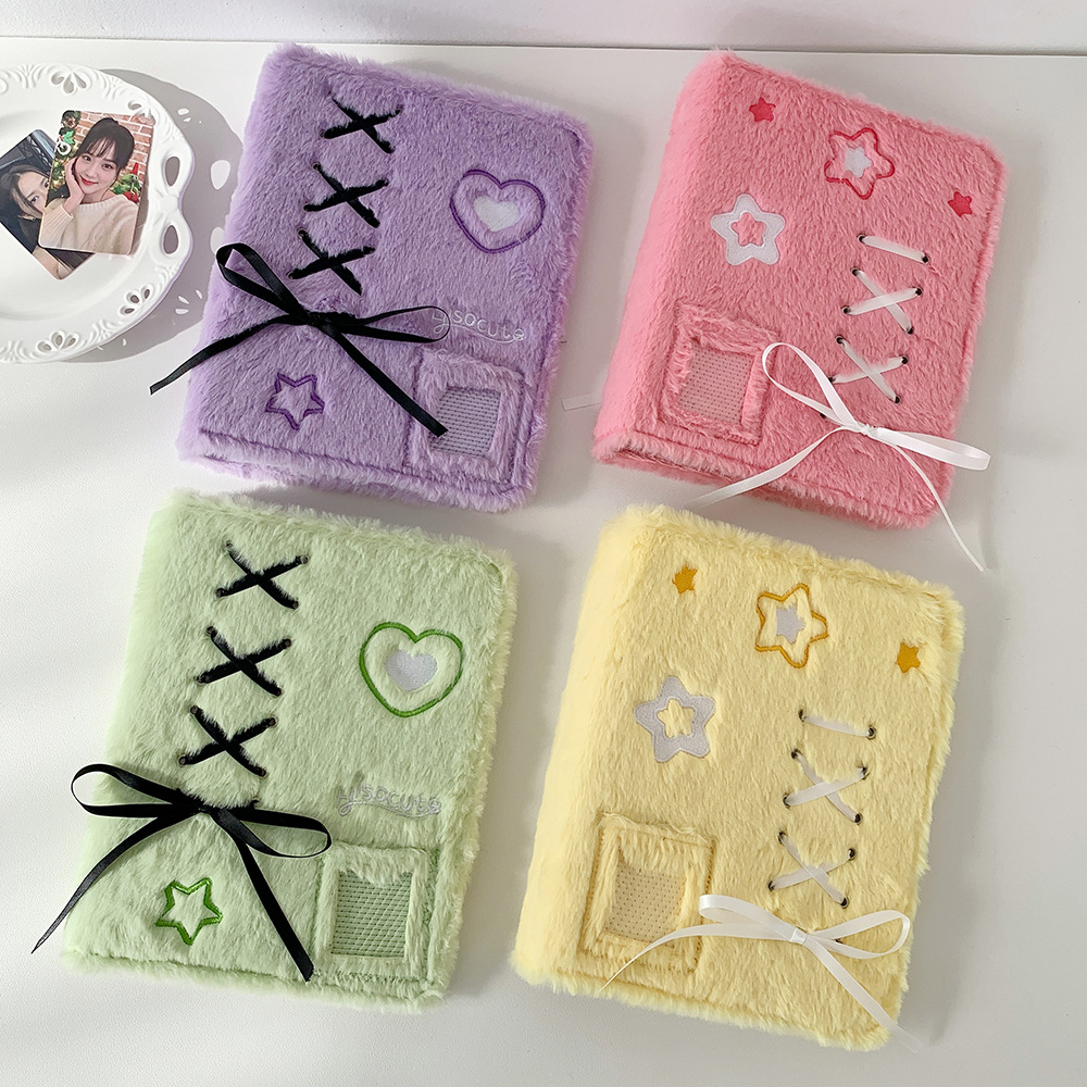Kpop Photo Card Binder 3 Inch - Hisocute Original A5 บัลเล่ต์สไตล์ Plush Kpop