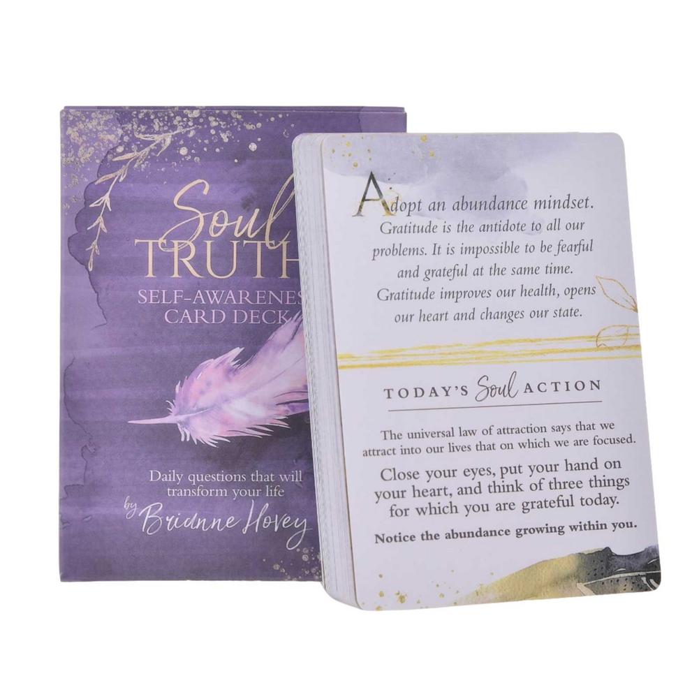 Tarot Deck With Guidebook - ชุดการ์ดความจริงแห่งจิตวิญญาณ การ์ดความรู้สึกในตนเอง คำถามประจำวันที่จะเปลี่ยนชีวิตคุณ การ์ดทาโรต์และออราเคิล พร้อมคู่มือ PDF