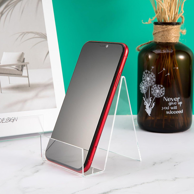 Clear Acrylic Book Stand Holder - 1 ชิ้น ที่วางหนังสือการ์ตูนอะคริลิค ที่วางหนังสือการ์ตูนแบบใส ที่วางแล็ปท็อปแบบใส ที่วางนิตยสาร