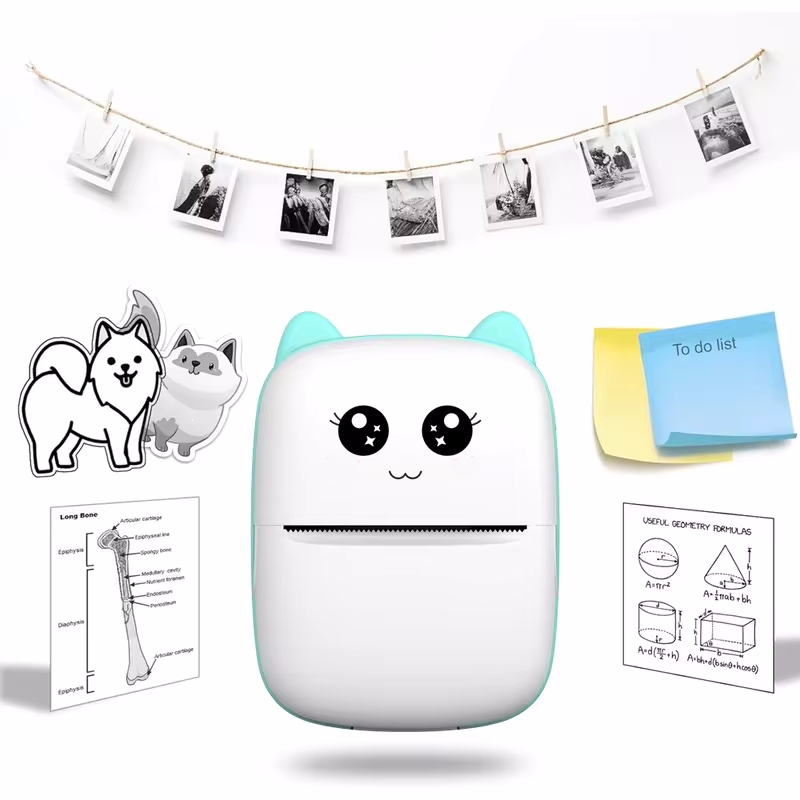 เครื่องพิมพ์ความร้อนแบบพกพาขนา - Mini Pocket Thermal Printer Paper Roll บทวิจารณ์และราคา