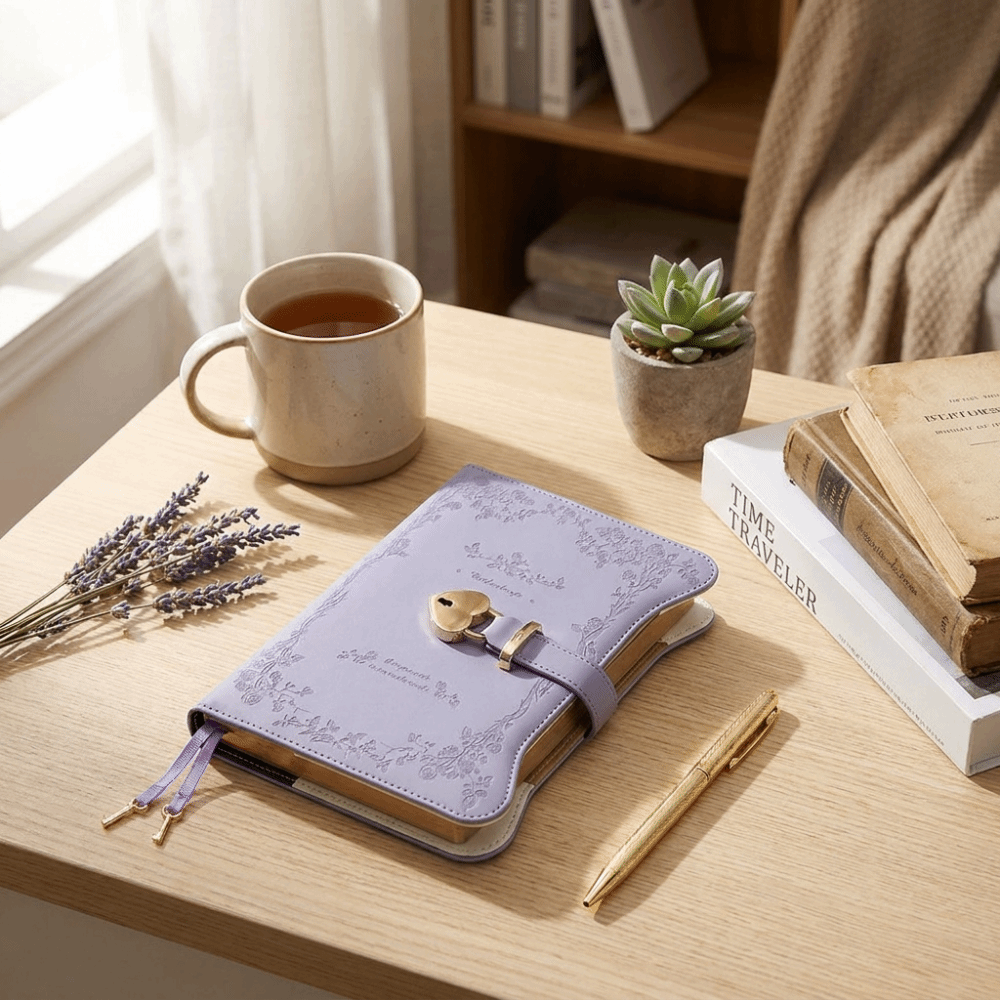 สมุดบันทึกปกหนัง PU วินเทจลาย  - Vintage Leather Journal Notebook บทวิจารณ์และราคา