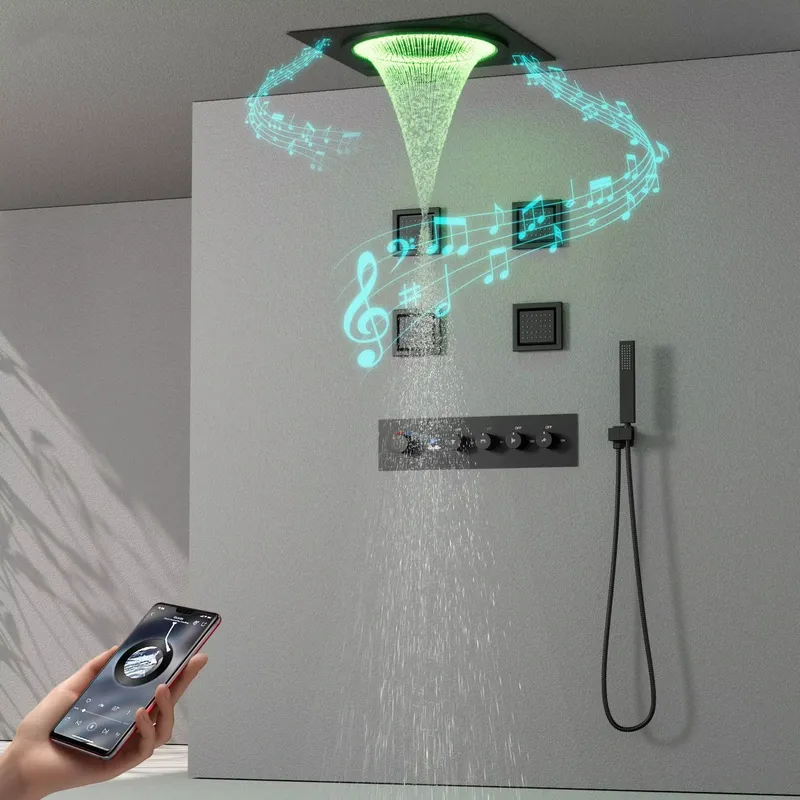 ชุดฝักบัว LED อัจฉริยะ พร้อมระ - Music บทวิจารณ์และราคา