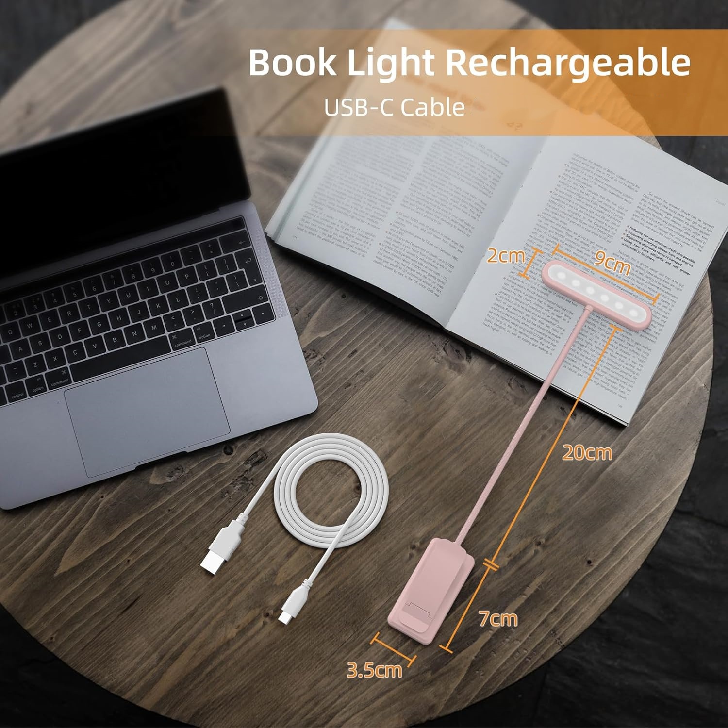 โคมไฟอ่านหนังสือแบบหนีบ สีดำ/ข - Books บทวิจารณ์และราคา