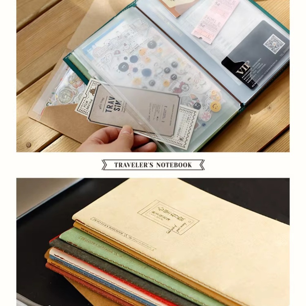 สมุดบันทึกแบบเติมได้ขนาดมาตรฐา - Vintage Leather Journal Notebook บทวิจารณ์และราคา