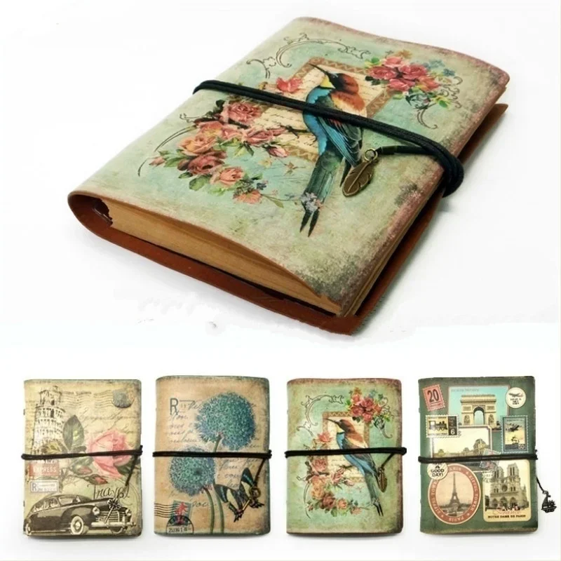 Mini Vintage โน้ตบุ๊ค Handmade - Vintage Leather Journal Notebook บทวิจารณ์และราคา