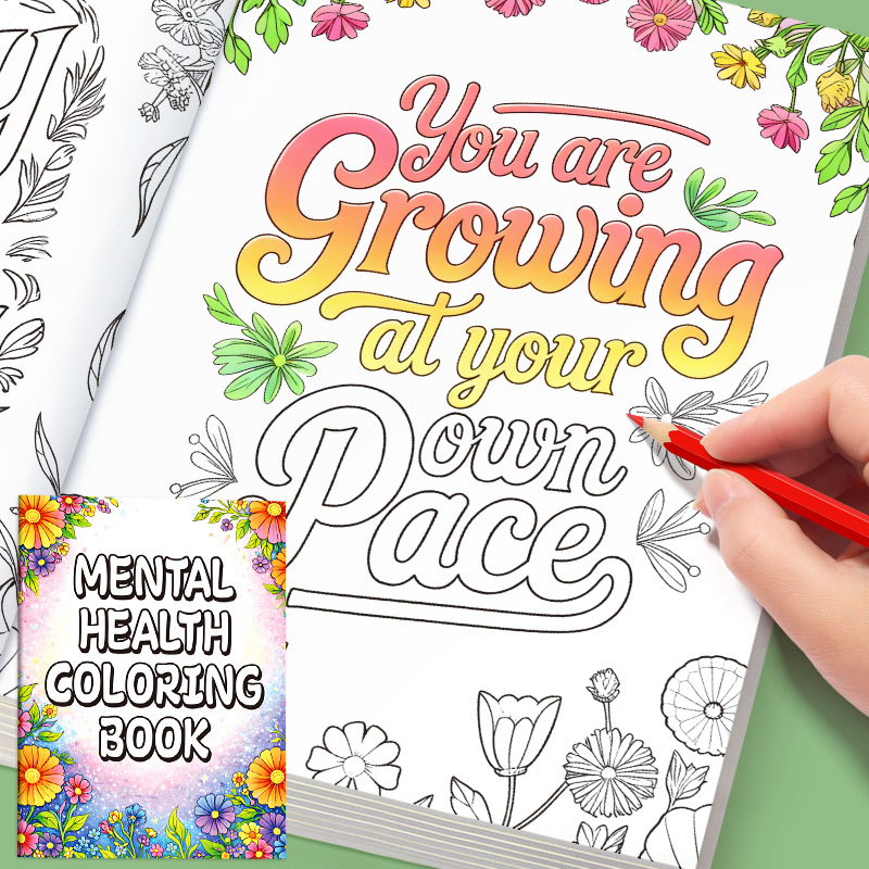 สมุดระบายสีเพื่อสุขภาพจิตสำหรั - Adult Coloring Book Stress Relief บทวิจารณ์และราคา