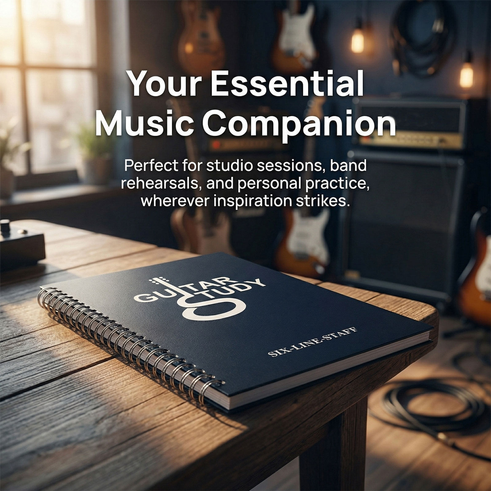 สมุดโน้ตสำหรับกีตาร์ 2 ชิ้น กร - Blank Sheet Music Notebook บทวิจารณ์และราคา