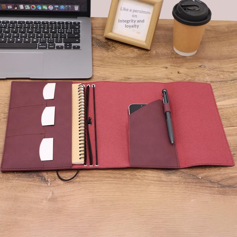 ปกสมุดบันทึกหนังวินเทจ |   สมุ - Vintage Leather Journal Notebook บทวิจารณ์และราคา