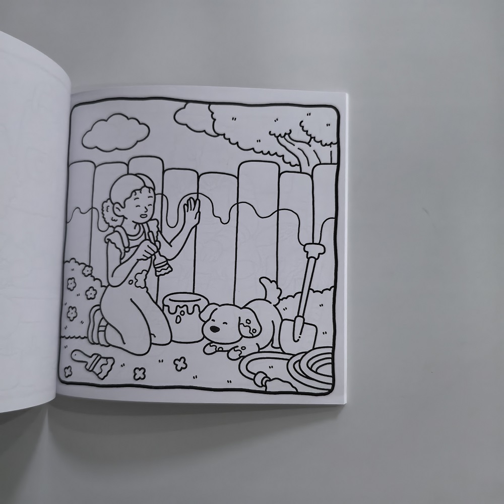 สมุดระบายสีน่ารักและแสนสบายสำห - Adult Coloring Book Stress Relief บทวิจารณ์และราคา