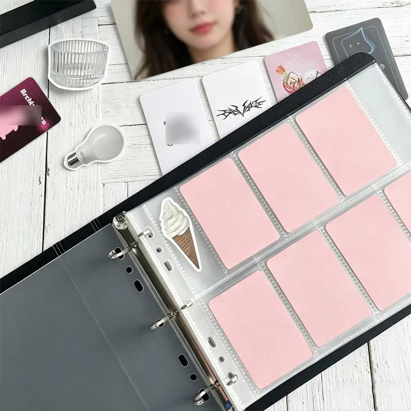 สมุดใส่การ์ดรูปภาพแบบ A5 ขนาด  - Kpop Photo Card Binder 3 Inch บทวิจารณ์และราคา
