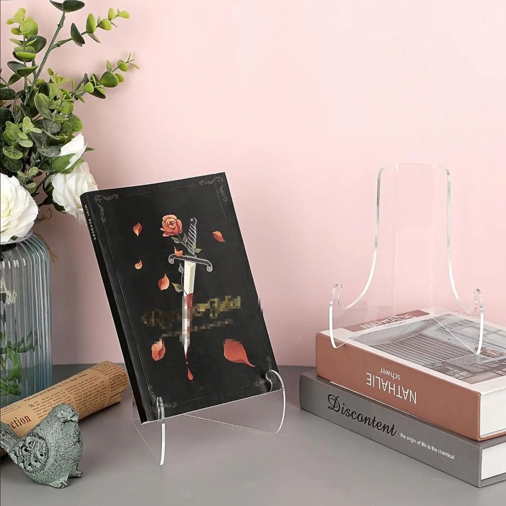 ที่วางแท็บเล็ต แท่นวางอะคริลิค - Clear Acrylic Book Stand Holder บทวิจารณ์และราคา