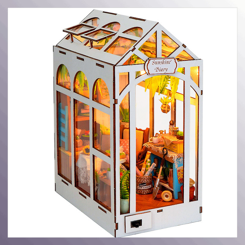 ชุดประกอบชั้นวางหนังสือไม้ DIY - Diy Wooden Book Nook Kit Shelf Insert บทวิจารณ์และราคา