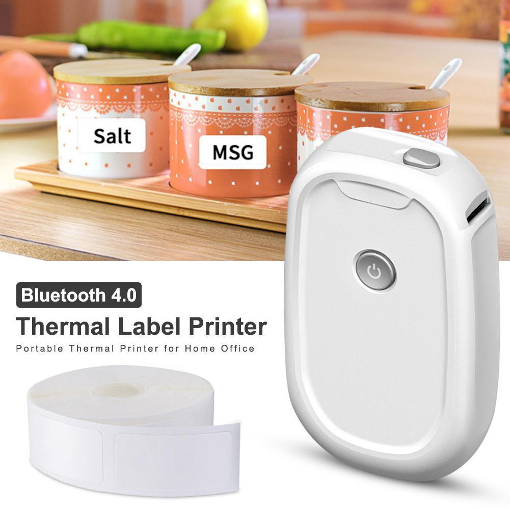 ไร้สายแบบพกพาเครื่องมินิพ็อกเก - Mini Pocket Thermal Printer Paper Roll บทวิจารณ์และราคา