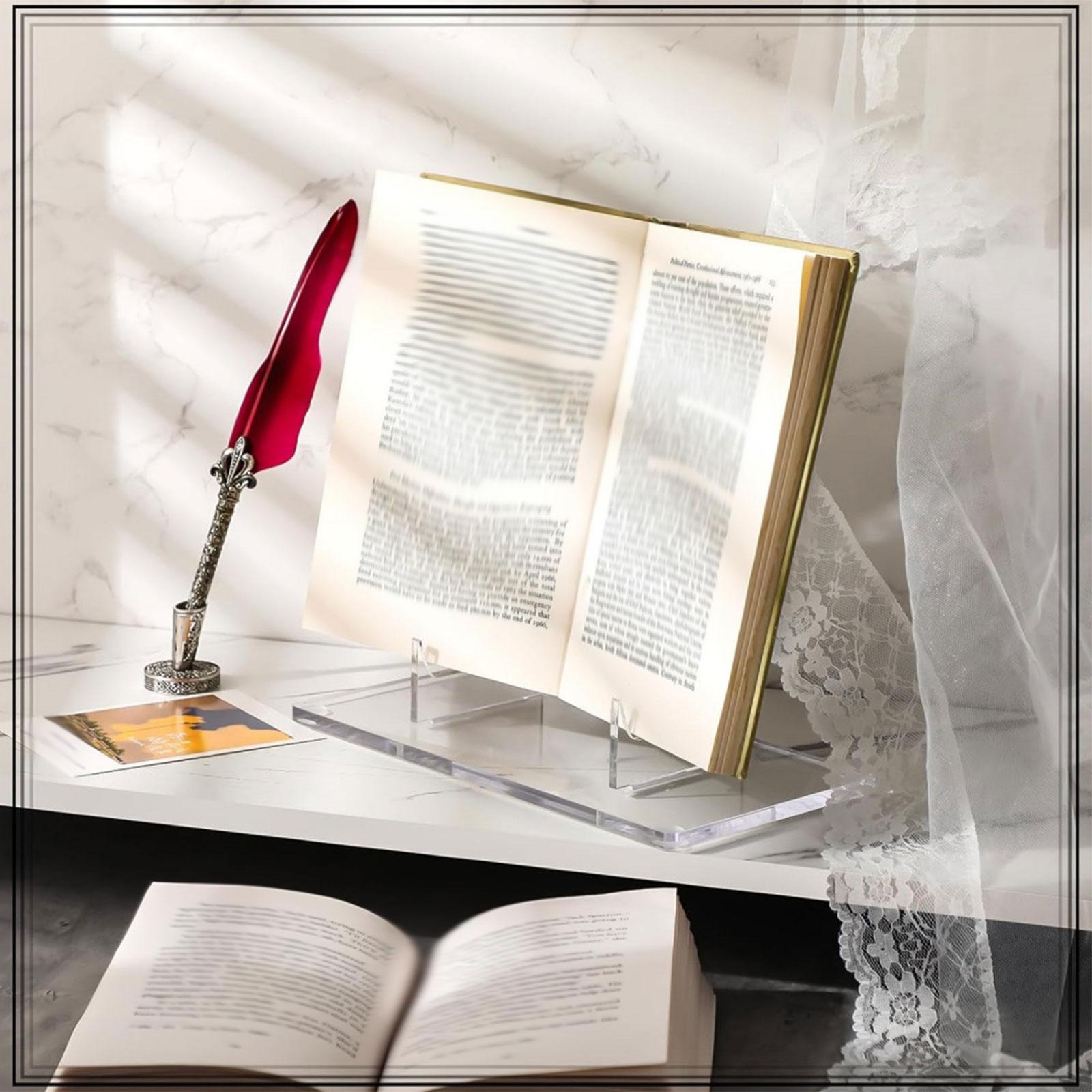 ขาตั้งอะคริลิคใสสำหรับวางหนังส - Clear Acrylic Book Stand Holder บทวิจารณ์และราคา