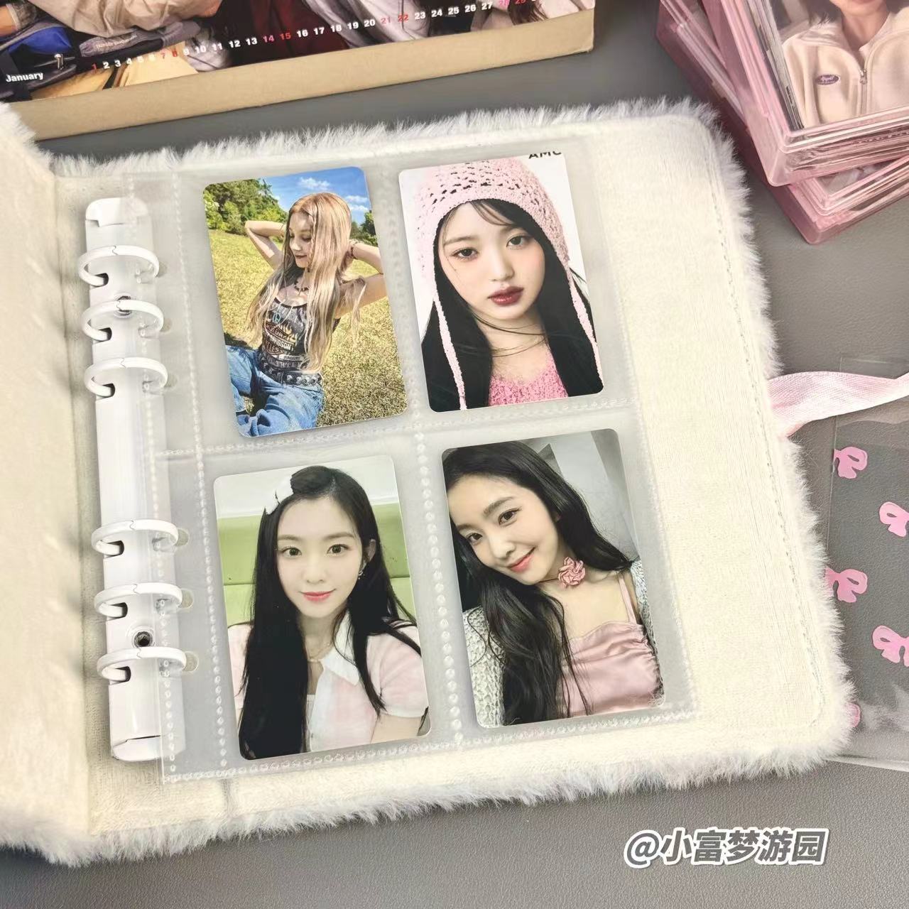 สมุดสะสมบัตร A5 3นิ้ว4ช่องผ้าก - Kpop Photo Card Binder 3 Inch บทวิจารณ์และราคา