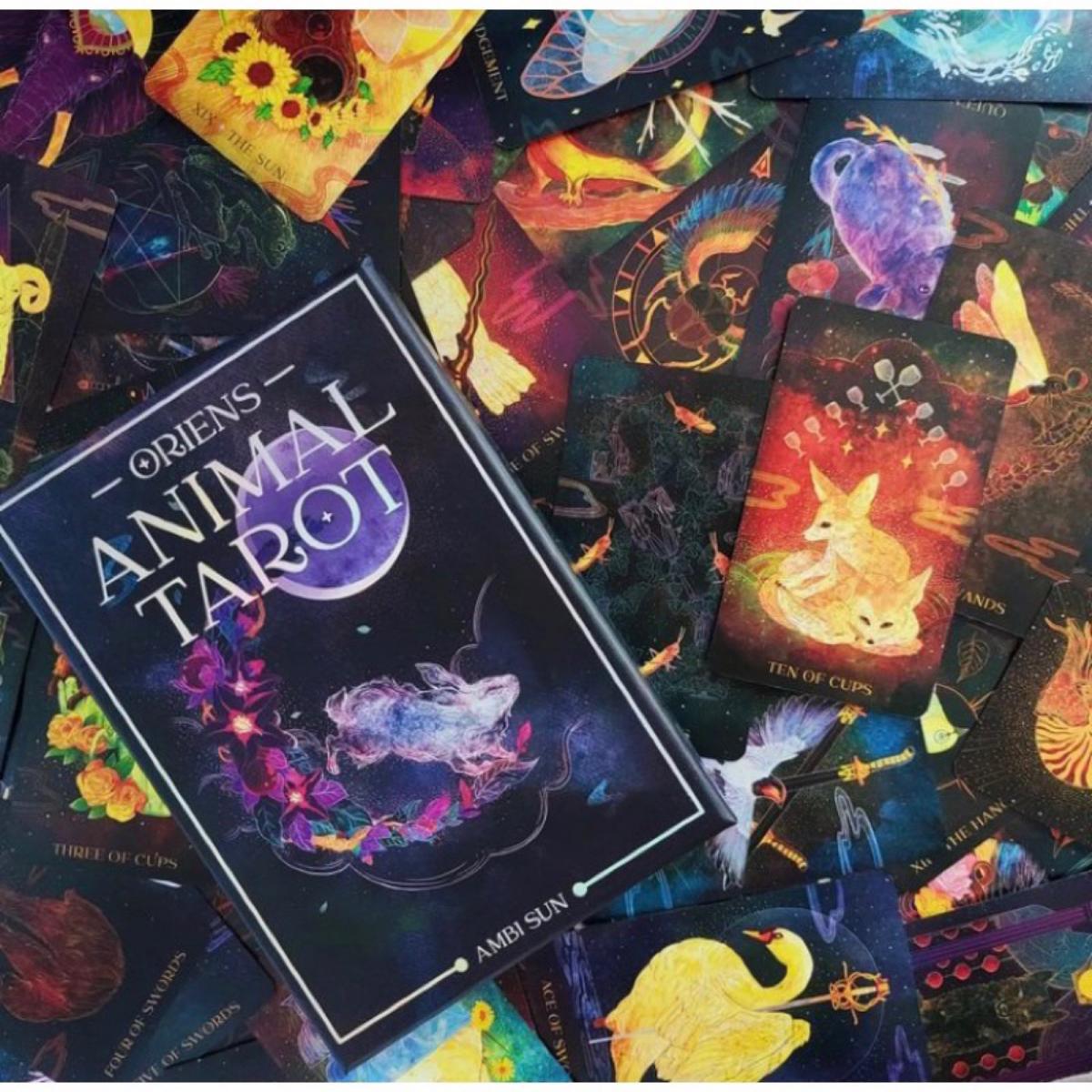 ไพ่ทาโรต์สัตว์ Oriens ขนาด 12x - Tarot Deck With Guidebook บทวิจารณ์และราคา