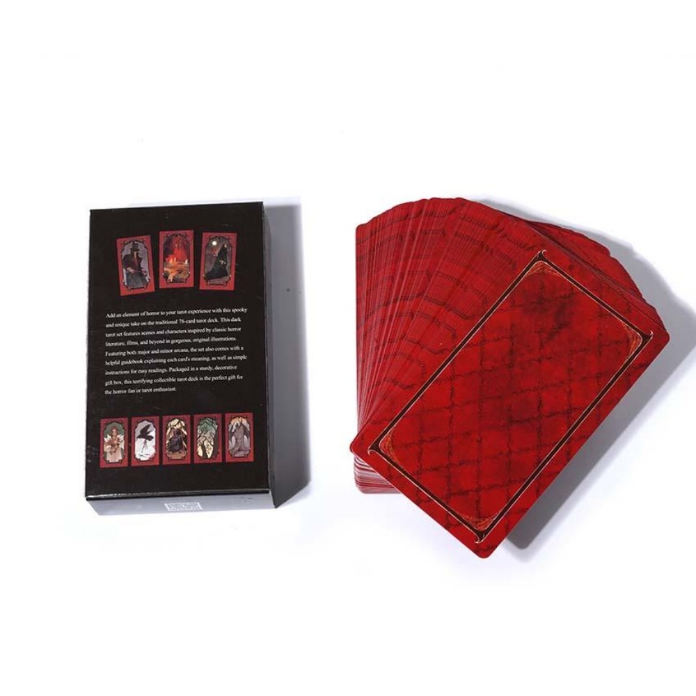 เกมไพ่ทาโรต์สยองขวัญขนาด10.3*6 - Tarot Deck With Guidebook บทวิจารณ์และราคา
