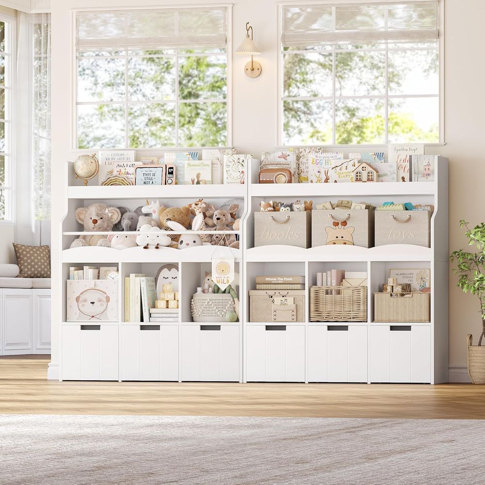 ที่เก็บของเล่นเด็กพร้อมชั้นวาง - Books บทวิจารณ์และราคา