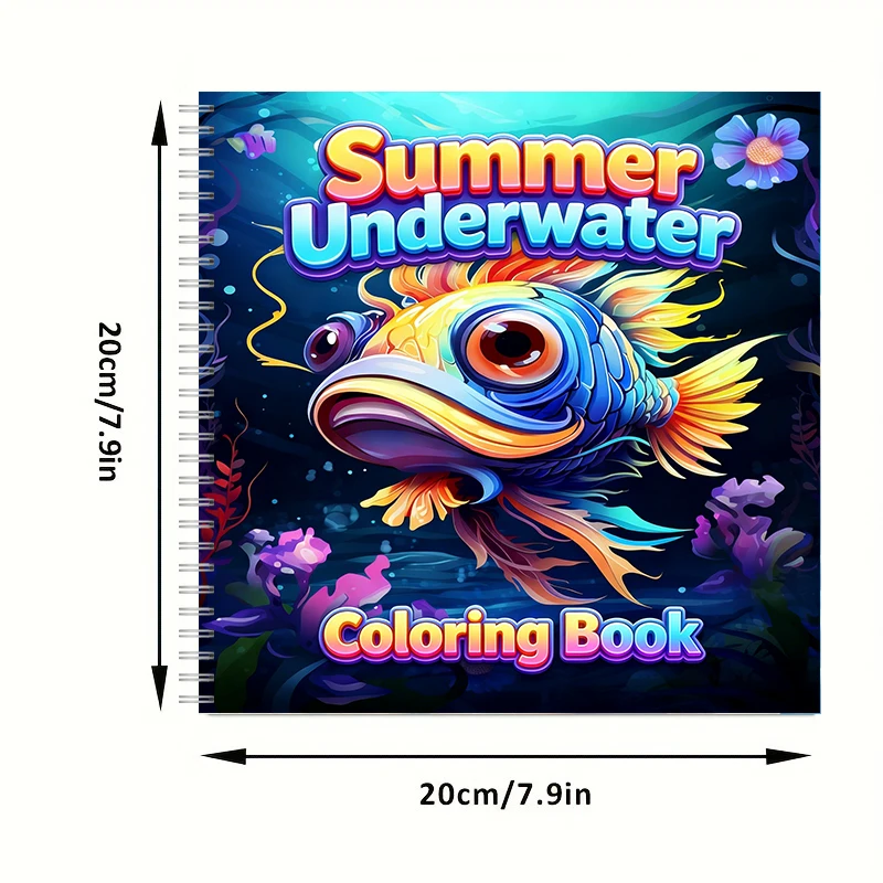 สมุดระบายสีใต้น้ำสำหรับผู้ใหญ่ - Adult Coloring Book Stress Relief บทวิจารณ์และราคา