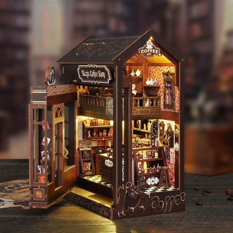 ชุดประกอบชั้นวางหนังสือ DIY ร้ - Diy Wooden Book Nook Kit Shelf Insert บทวิจารณ์และราคา