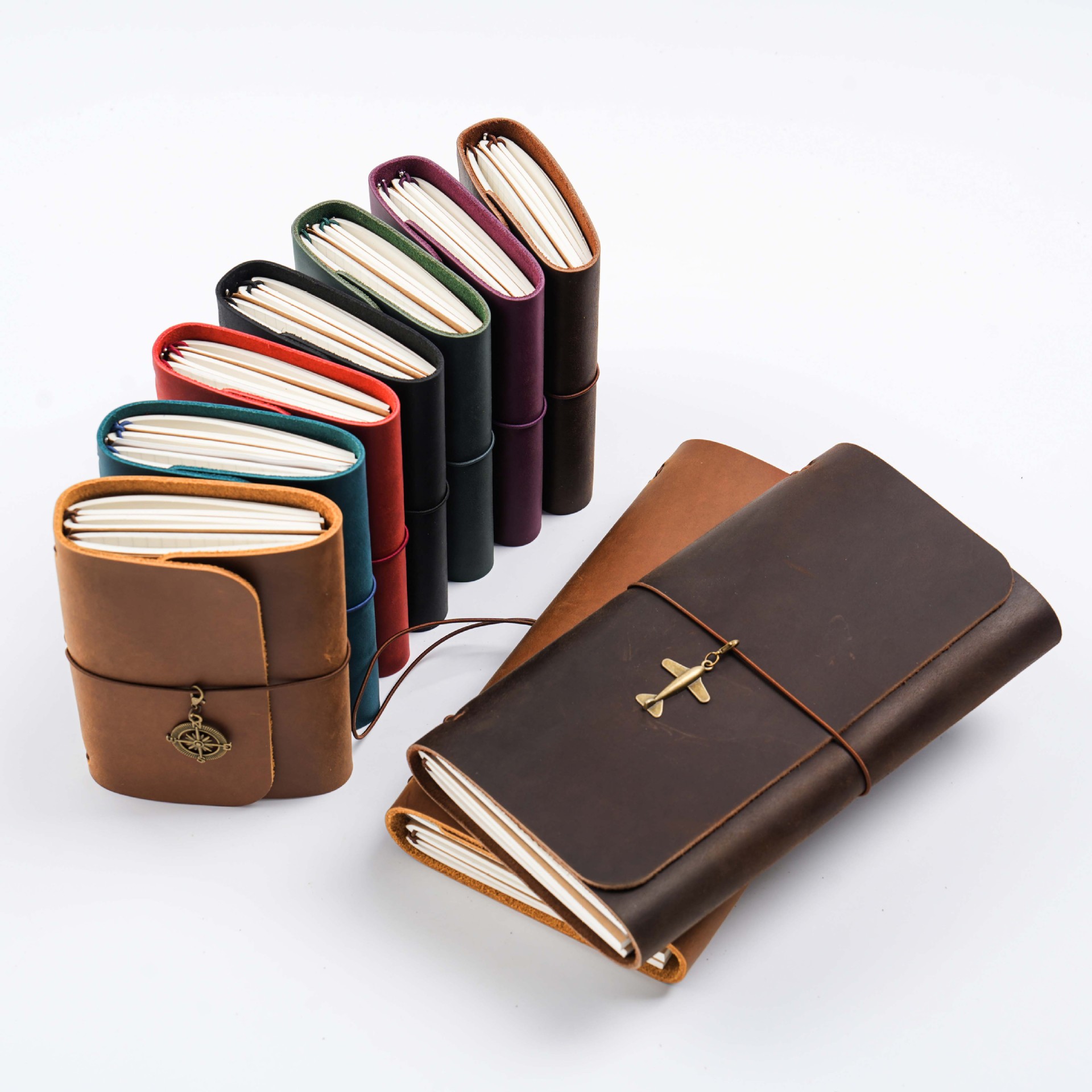 สินค้ามาใหม่ สมุดบันทึกนักเดิน - Vintage Leather Journal Notebook บทวิจารณ์และราคา