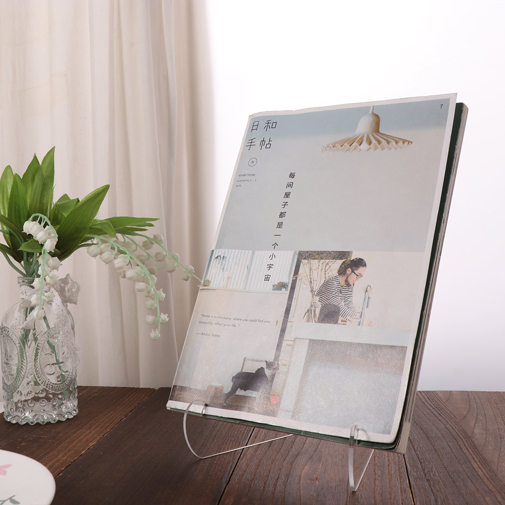 ที่วางแท็บเล็ต แท่นวางอะคริลิค - Clear Acrylic Book Stand Holder บทวิจารณ์และราคา