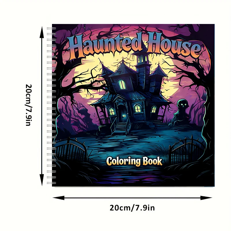 สมุดระบายสีบ้านผีสิงสำหรับผู้ใ - Adult Coloring Book Stress Relief บทวิจารณ์และราคา
