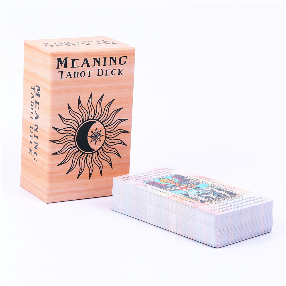 12*7 ซม.ความหมายไพ่ทาโรต์ในเลื - Tarot Deck With Guidebook บทวิจารณ์และราคา