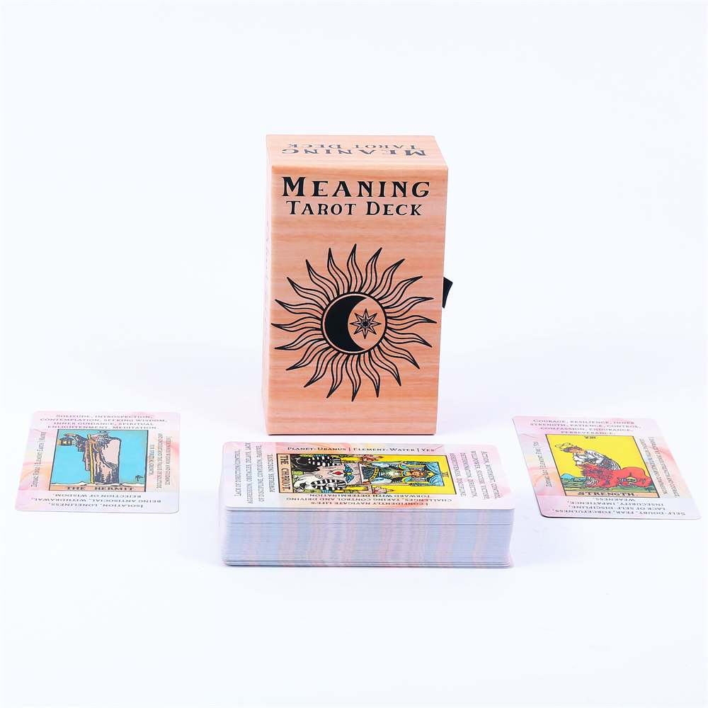 12*7 ซม.ความหมายไพ่ทาโรต์ในเลื - Tarot Deck With Guidebook บทวิจารณ์และราคา