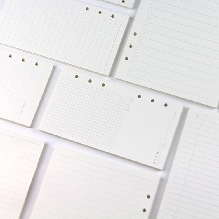 A5 A6 A7 หลวมโน้ตบุ๊คเติมเกลีย - A5 Spiral Dotted Grid Notebook บทวิจารณ์และราคา