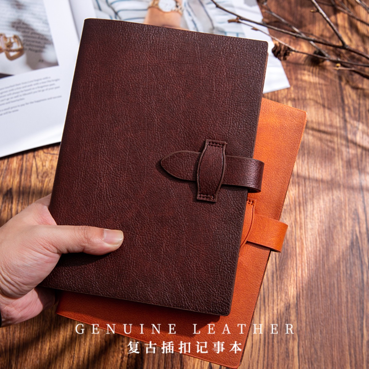2026 สมุดโน้ตขนาด A5 รุ่นใหม่  - Vintage Leather Journal Notebook บทวิจารณ์และราคา