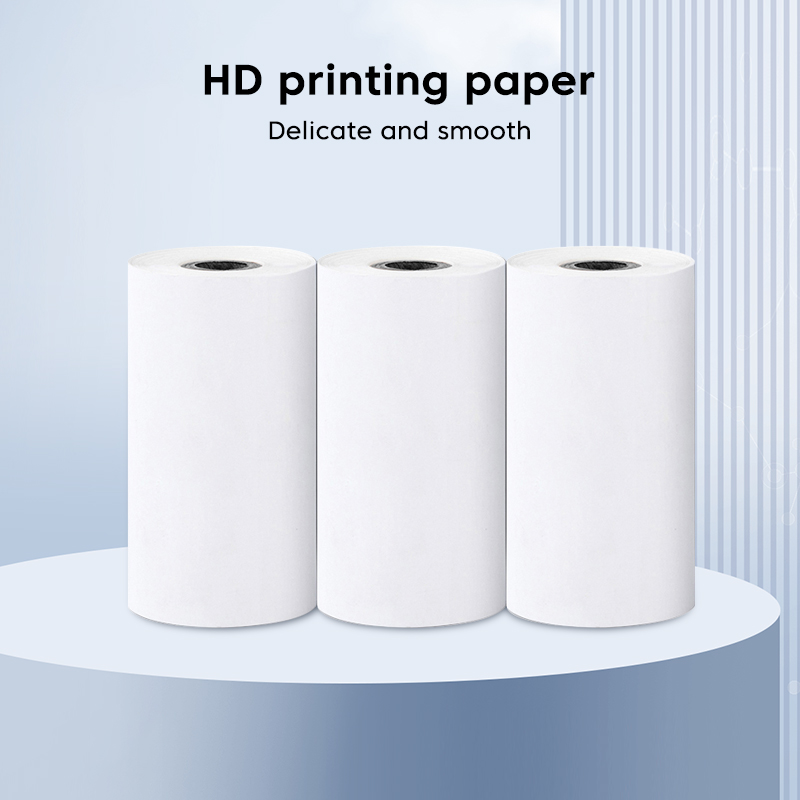 กระดาษความร้อน57มม. ม้วนแบบมีก - Mini Pocket Thermal Printer Paper Roll บทวิจารณ์และราคา