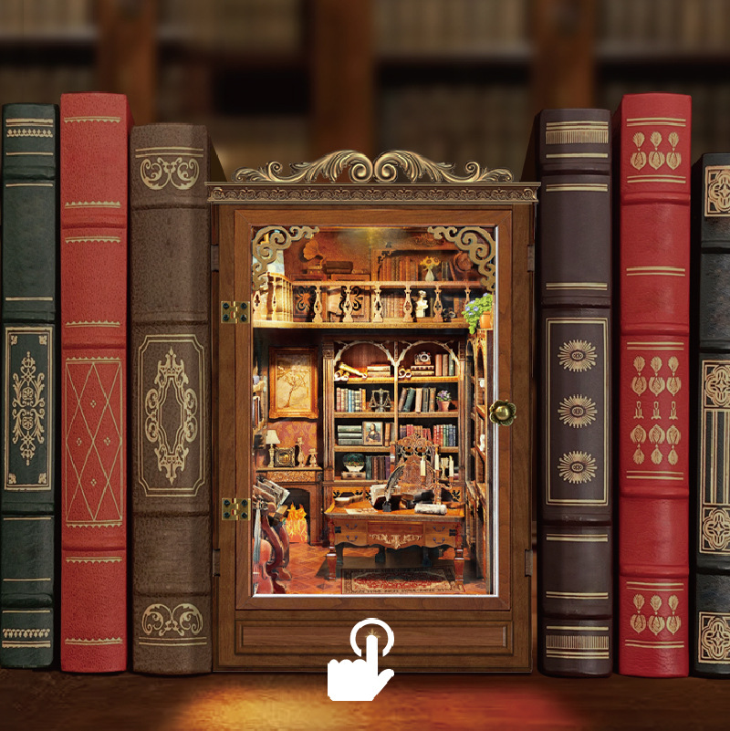 DIY Book Nook Shelf ใส่ Time B - Diy Wooden Book Nook Kit Shelf Insert บทวิจารณ์และราคา