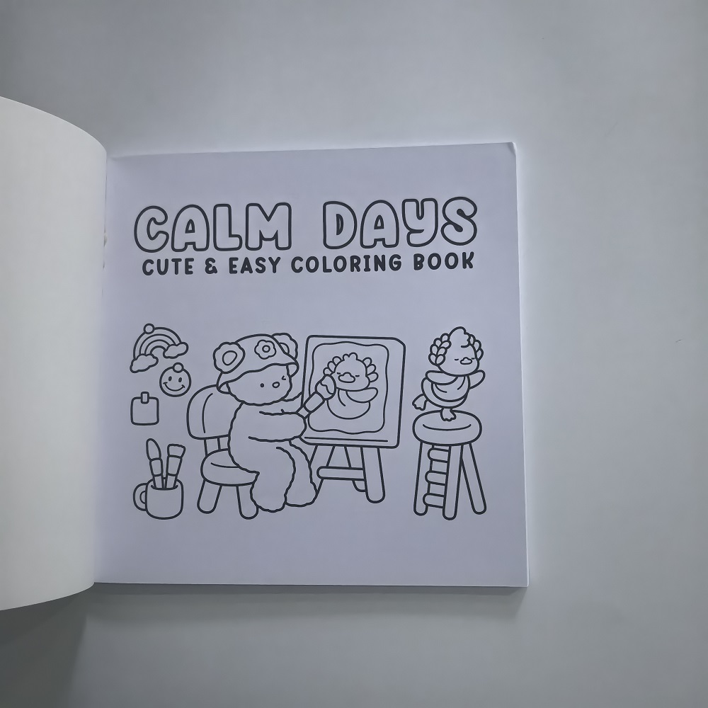 สมุดระบายสีรูปสัตว์น่ารักคลายเ - Adult Coloring Book Stress Relief บทวิจารณ์และราคา