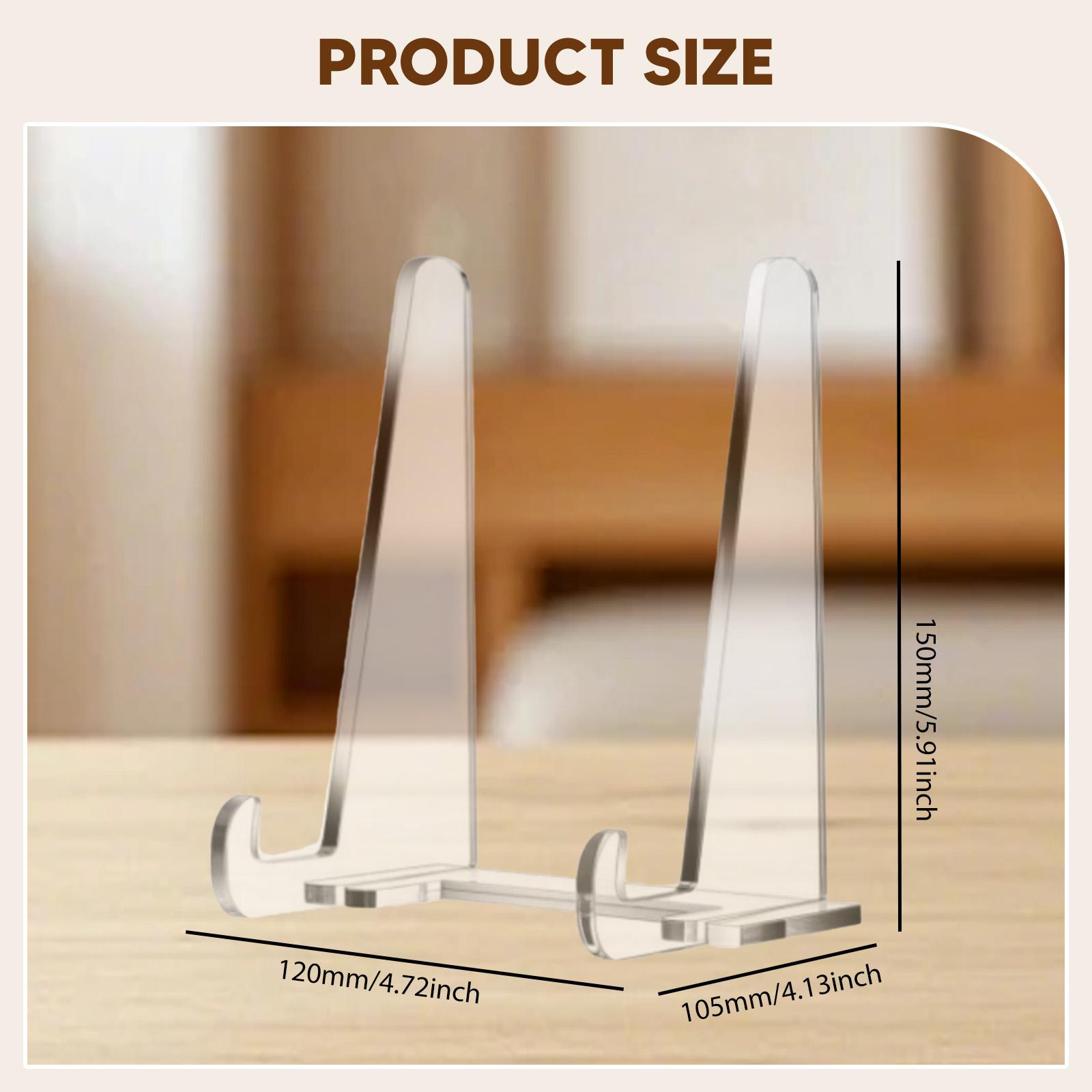 แท่นอะคริลิคใสสำหรับวางของตกแต - Clear Acrylic Book Stand Holder บทวิจารณ์และราคา