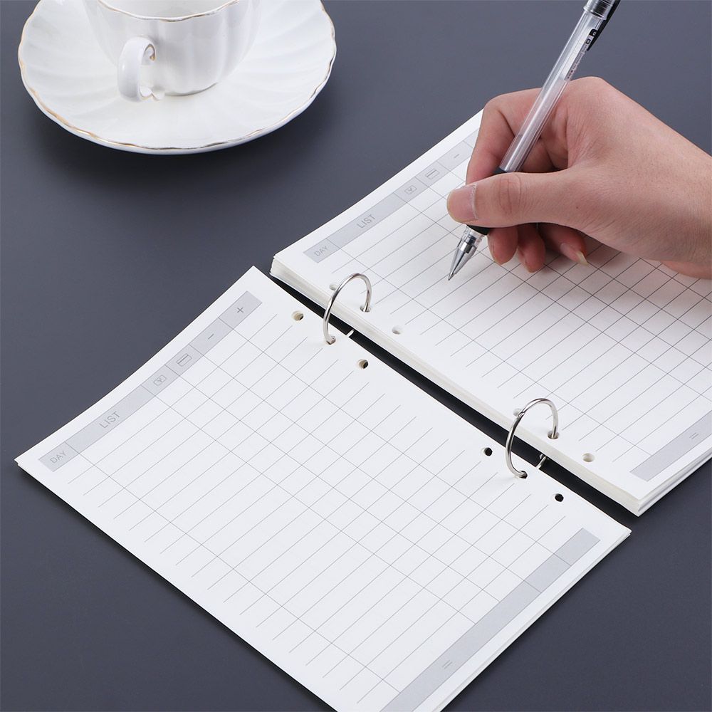 สมุดแพลนเนอร์รายวันแบบตาราง รา - A5 Spiral Dotted Grid Notebook บทวิจารณ์และราคา