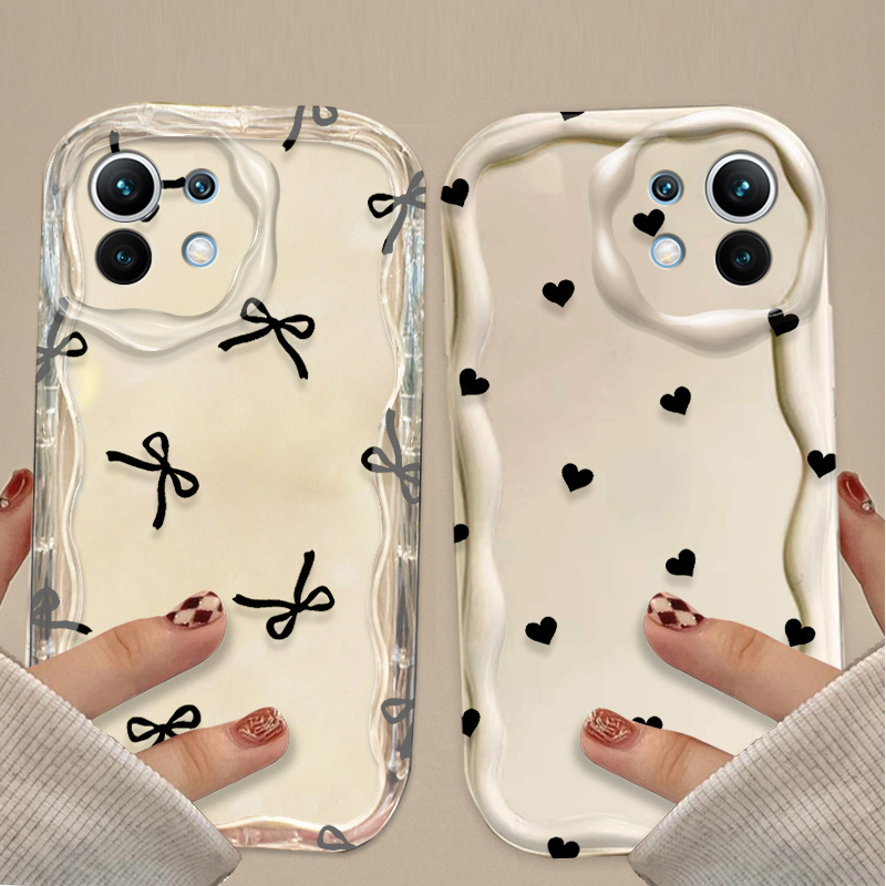 เคสลายโบว์สีดำรูปหัวใจสำหรับ X - Magazines บทวิจารณ์และราคา