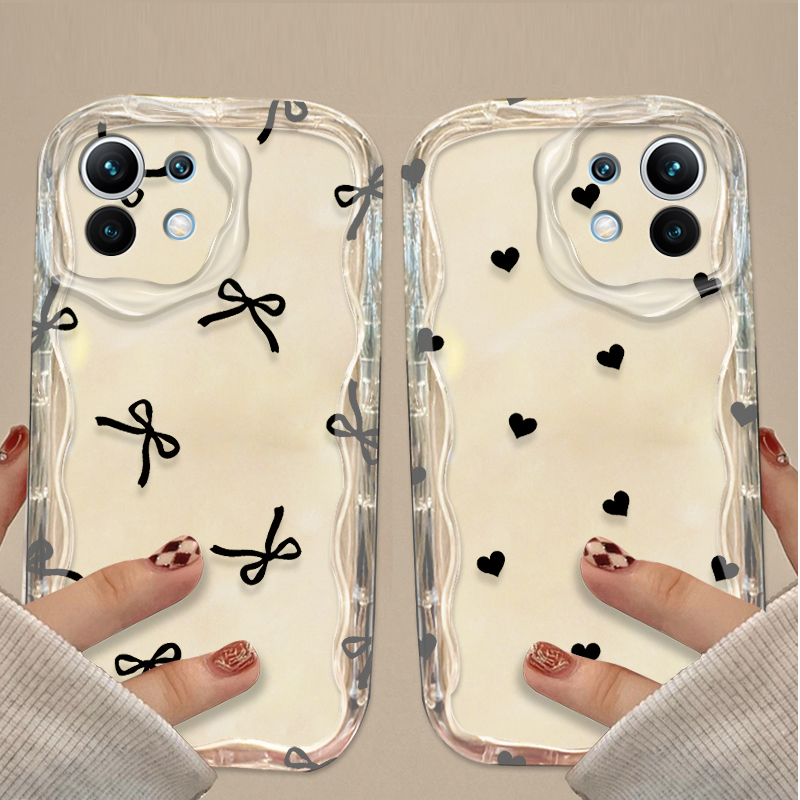 เคสลายโบว์สีดำรูปหัวใจสำหรับ X - Magazines บทวิจารณ์และราคา