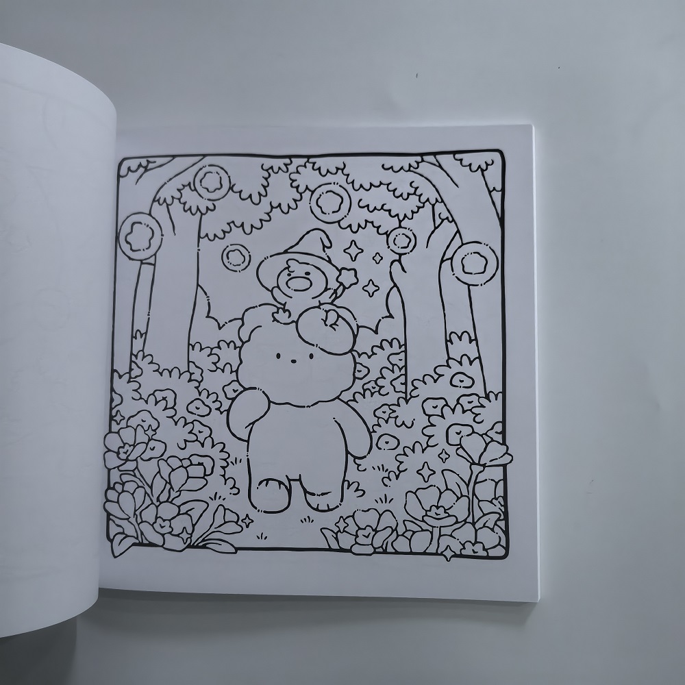 สมุดระบายสีแสนน่ารัก นุ่มนิ่ม  - Adult Coloring Book Stress Relief บทวิจารณ์และราคา