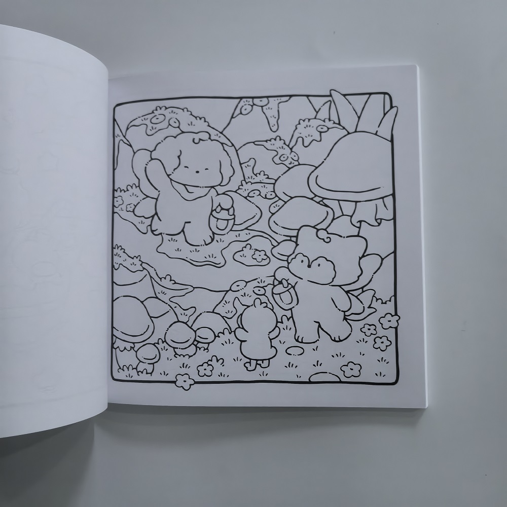 สมุดระบายสีแสนน่ารัก นุ่มนิ่ม  - Adult Coloring Book Stress Relief บทวิจารณ์และราคา