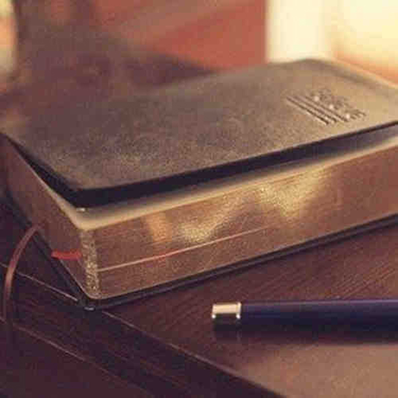 Vintage หนังหนาพระคัมภีร์โน้ตบ - Vintage Leather Journal Notebook บทวิจารณ์และราคา