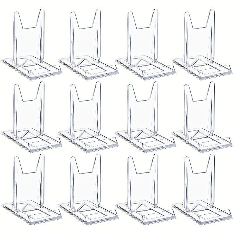 12 ชิ้น 5/ แท่นโชว์อะคริลิคใส  - Clear Acrylic Book Stand Holder บทวิจารณ์และราคา