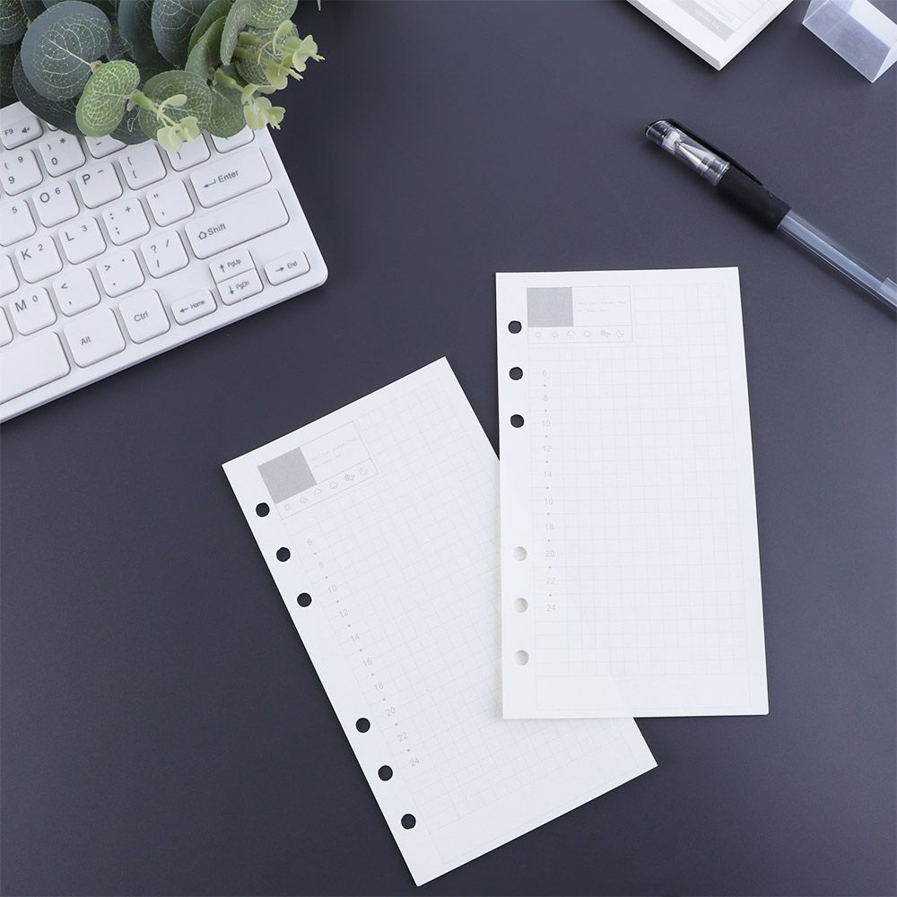 สมุดแพลนเนอร์รายวันแบบตาราง 45 - A5 Spiral Dotted Grid Notebook บทวิจารณ์และราคา