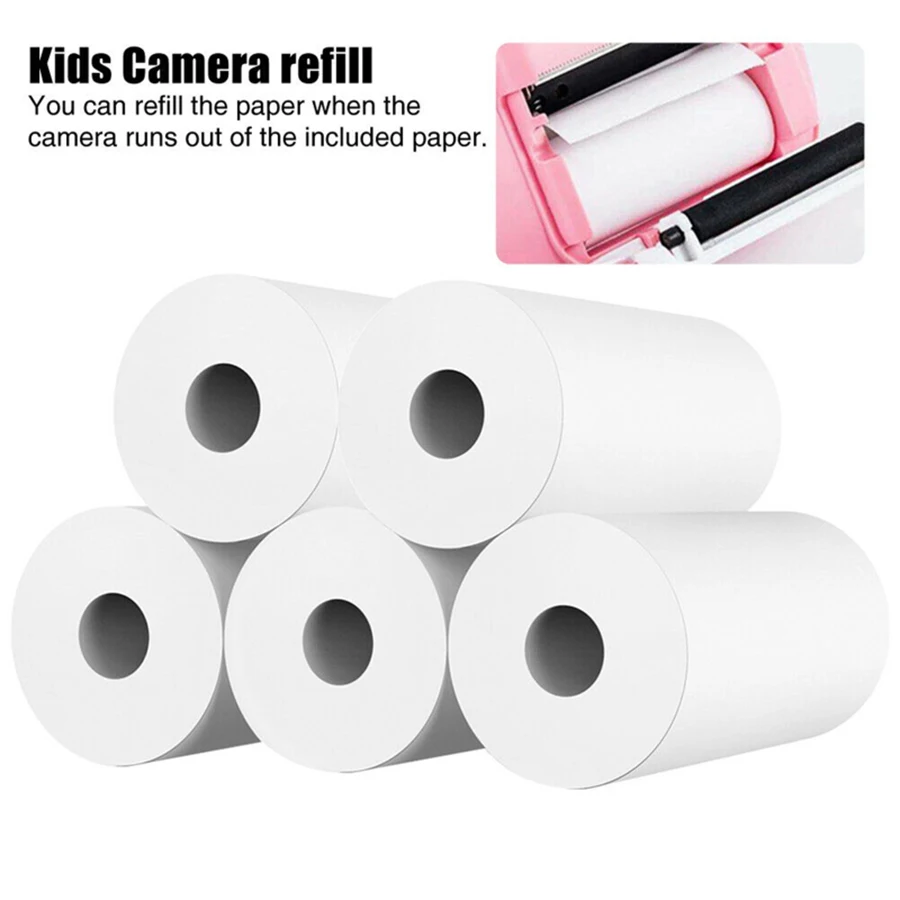 ใหม่ 10 ม้วนกล้องกระดาษความร้อ - Mini Pocket Thermal Printer Paper Roll บทวิจารณ์และราคา