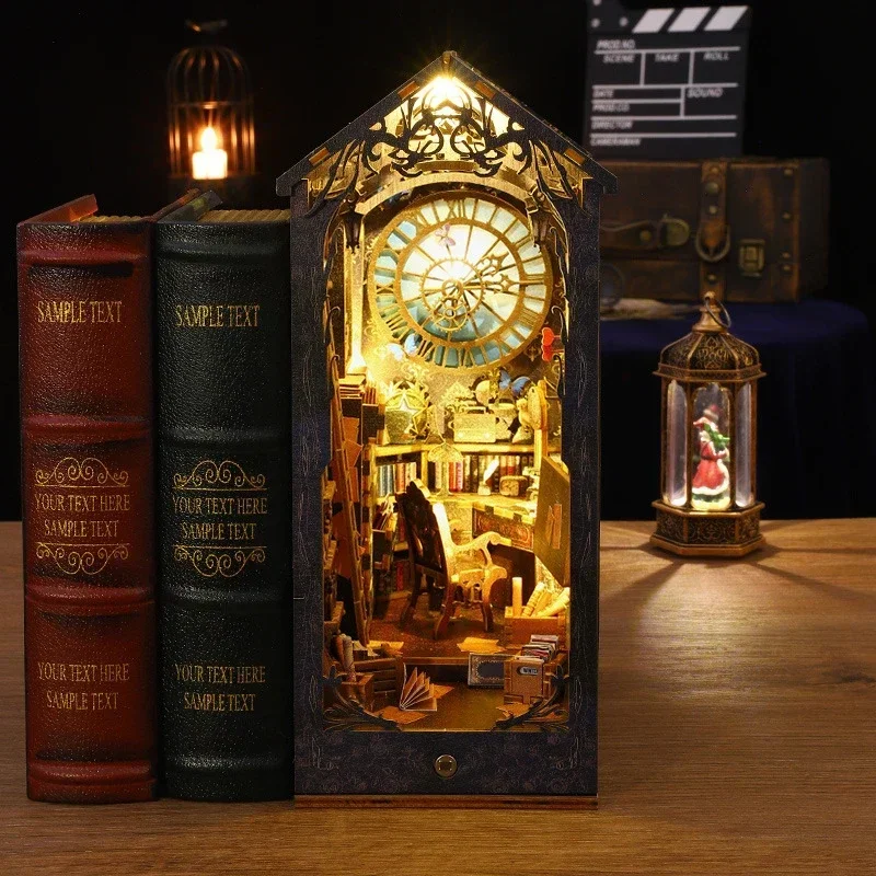 ชุดประกอบชั้นวางหนังสือไม้สไตล - Diy Wooden Book Nook Kit Shelf Insert บทวิจารณ์และราคา