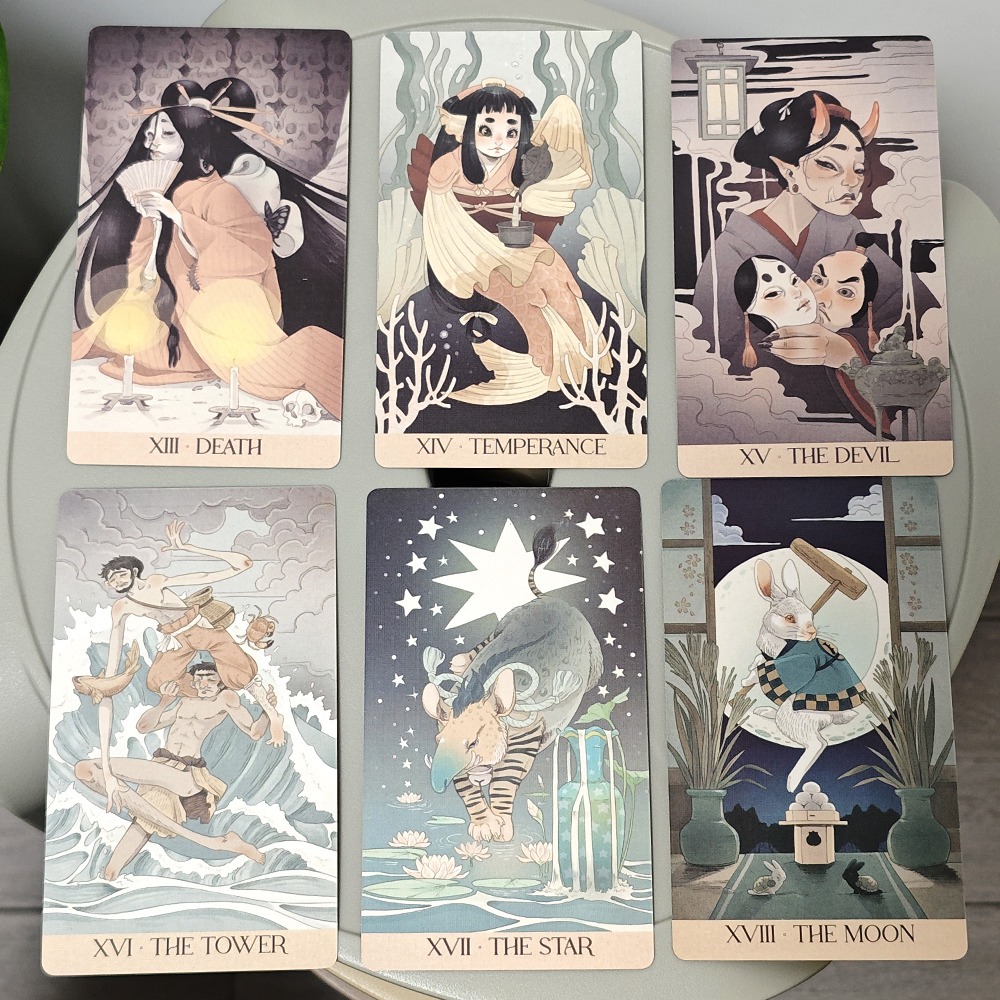 ไพ่ทาโรต์โยไค 78 ชิ้น ไพ่ทาโรต - Tarot Deck With Guidebook บทวิจารณ์และราคา